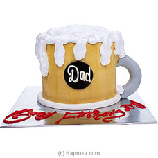 Divine Father`s Day Beer Mug Cake Buy Cake Delivery Online for specialGifts