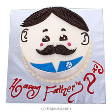 Divine Father`s Day Face Deco Cake Buy Cake Delivery Online for specialGifts