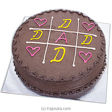 Divine Father`s Day Chocolate Cake Buy Cake Delivery Online for specialGifts