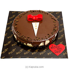 `LOVE YOU DAD` Father`s Day Chocolate Cheesecake (GMC)  Online for cakes