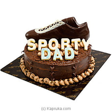 `SPORTY DAD` Father`s Day Chocolate Gateau (GMC) Buy Cake Delivery Online for specialGifts