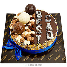 `BEST DAD` Father`s Day Chocolate Cake (GMC) Buy Cake Delivery Online for specialGifts