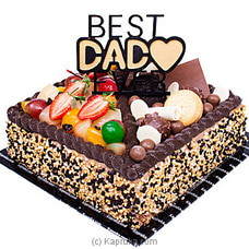 `Best Dad` Side By Side Father`s Day Gateau  Online for cakes