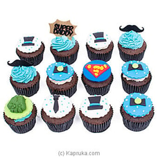 Father`s Day Cup Cakes (12 Pcs)  Online for cakes