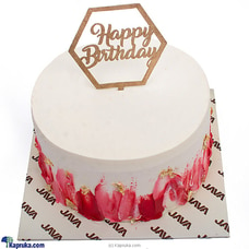 Java Strawberry Cream Vanilla Cake Buy birthday Online for specialGifts