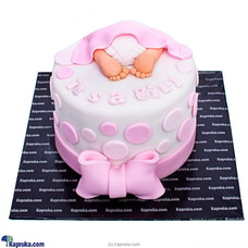 It`s A Girl Ribbon Cake  Online for cakes