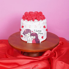 `To Me You Are The Perfect `Ribbon Cake Buy valentine Online for specialGifts