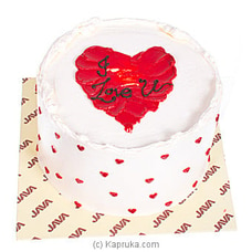 Java Vanilla Choco Love Cake  Online for cakes