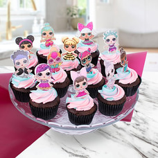 Lol Surprise Cupcake - 12 Pieces Buy Cake Delivery Online for specialGifts