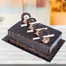 Dark Chocolate Gateau Loaf Cake Buy same day delivery Online for specialGifts