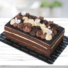 Exotic Bloom Chocolate Fudge Loaf Cake Buy same day delivery Online for specialGifts