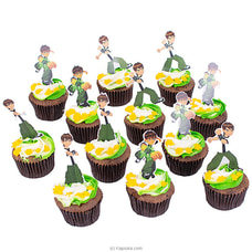 Ben 10 Omnitrix Cupcakes - 12 Pieces Buy Cake Delivery Online for specialGifts