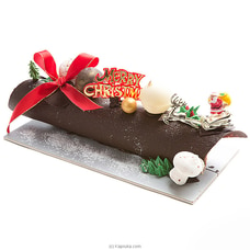 Sponge Chocolate Yule Log Buy Cake Delivery Online for specialGifts