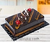 AMF RED CHERRY CHOCOLATE FUDGE LOAF CAKE (LARGE) at Kapruka Online