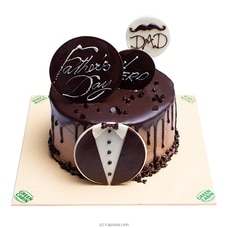 Green Cabin Father`s Day Chocolate Cake Buy Cake Delivery Online for specialGifts