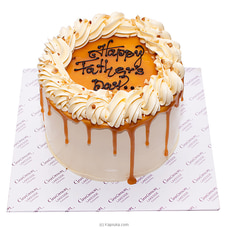 Cinnamon Lakeside Father`s Day Butterscotch Nougatine Cake Buy Cake Delivery Online for specialGifts