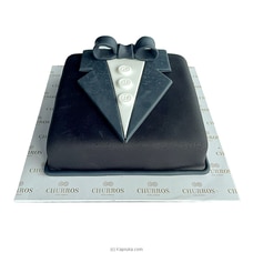 Kingsbury Tuxedo Father`s Day Chocolate Chip Cake Buy Cake Delivery Online for specialGifts