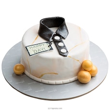 Sponge Father`s Day Shirt Design Ribbon Cake Buy Cake Delivery Online for specialGifts