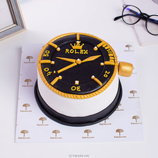 The Rolex-Inspired Father`s Day Ribbon Cake Buy Cake Delivery Online for specialGifts