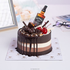 Cheers To Dad - Father`s Day Chocolate Cake Buy Cake Delivery Online for specialGifts