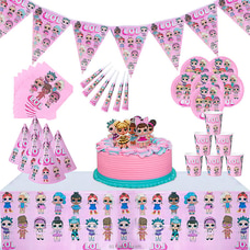 Lol Birthday Bundle - Lol Birthday Cake With Party Essentials at Kapruka Online