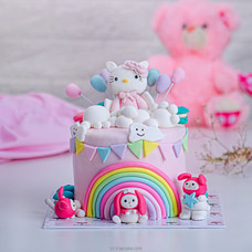 Hello Kitty Birthday Ribbon Delight Buy Cake Delivery Online for specialGifts