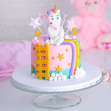 Mystical Unicorn Ribbon Delight Cake Buy Cake Delivery Online for specialGifts