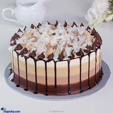 Divine Ribbon Mocha Gateux Cake  Online for cakes