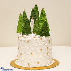 Cinnamon Grand Snowing Christmas Trees Cake  Online for cakes