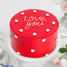 Java Love You Red Velvet Cake Buy Cake Delivery Online for specialGifts