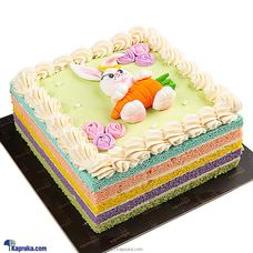 Sponge Easter Themed Pastel Velvet Cake Buy easter Online for specialGifts