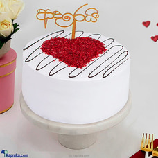 Adarei Heartbeat Vanila Sponge  Cake Buy Cake Delivery Online for specialGifts