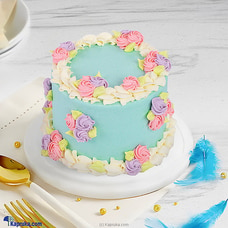 Sky Blossom Ribbon Cake Buy Cake Delivery Online for specialGifts