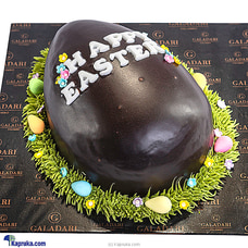 Galadari Easter Egg Shaped Black Magic Cake Buy easter Online for specialGifts