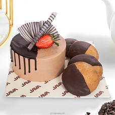 Java Choco Bento With Drip And Cookies  Online for cakes