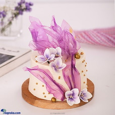 Purple Passion Flower  Cake  Online for cakes