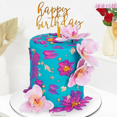 Orchid Dreamland Birthday Celebration Cake  Online for cakes