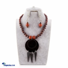 Coconut Shell Beads Necklace & Earring Set Buy MISL Online for cross_border