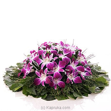 Orchid Coffin Wreath  By Flower Republic  Online for flowers