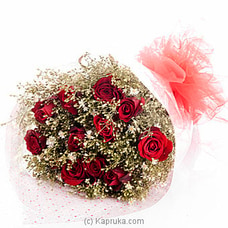 12 Red Rose Bouquet at Kapruka Online