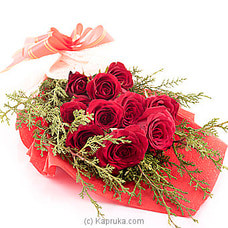 Will You Be mine - 10 Red Rose Bouquet Buy valentine Online for specialGifts
