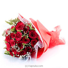 You`re The One I Love 25 Red Rose Flower Bouquet Buy anniversary Online for specialGifts