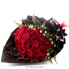 Black Magic Love- 30 Red Rose Flower Bouquet BOUQUET,ANNIVERSARY,VALENTINE at Kapruka Online