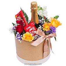`Awesome Day` flower arrangement with Red Buy fathers day Online for specialGifts