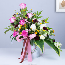 Blush Crush Flower Arrengement - Flowers For Birthday , Flowers For Her, Flowers For Mom Buy Flower Delivery Online for specialGifts