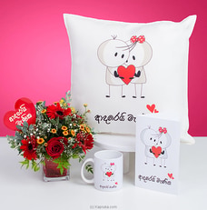 `Adarei Manika` Gift Set With Fresh Blooms at Kapruka Online
