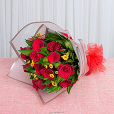 Wrap Of Loveliness 12 Red Rose Flower Bouquet Buy valentine Online for specialGifts