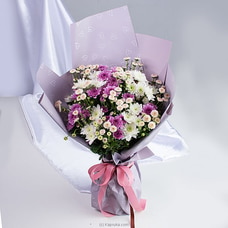 Purple Blossoms Flower Bouquet Buy new year Online for specialGifts