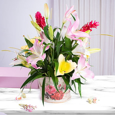 Tropical Sunset  Flower Vase Buy Flower Delivery Online for specialGifts