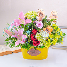 Teddy`s Garden Vase Buy teachers day Online for specialGifts